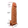 Privacy Packaging. Silicone PZHPZY penile Condom Expander expands Male Chastity Toys Lengthen Cock Sleeves-B.6