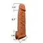 Privacy Packaging. Silicone PZHPZY penile Condom Expander expands Male Chastity Toys Lengthen Cock Sleeves-B.6