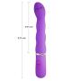 WELLWANTED 10 Modes Silicone G-Spot Vibration Clitoral Stimulate Masturbation Massager Sex Toy for Women, Purple, 6.4 Ounce