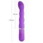 WELLWANTED 10 Modes Silicone G-Spot Vibration Clitoral Stimulate Masturbation Massager Sex Toy for Women, Purple, 6.4 Ounce