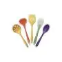 5 Or 10Pcs Kitchenware Silicone Kitchen Cooking Utensils Non Stick Baking Tool Cooking Tool Sets Spoons Ladle Egg Beater,5Pcs