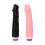 Annark 8.66" Big Size Soft Silicone Vibrant Realistic Black D-ill-dó Toy Molded form Real Man