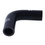 Hiwowsport 4-Ply High Performance 90 Degree Elbow Coupler Silicone Hose for Auto (1.0"(25mm), Black)