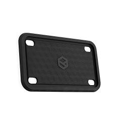 Rightcar Solutions Motorcycle Silicone License Plate Frame - Rust-Proof. Rattle-Proof. Weather-Proof. - Black