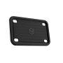 Rightcar Solutions Motorcycle Silicone License Plate Frame - Rust-Proof. Rattle-Proof. Weather-Proof. - Black