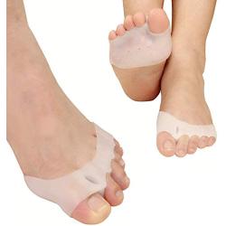 Metatarsal Pads Toe Separators Ball of Foot Cushions- Soft Gel Ball of Foot Pads