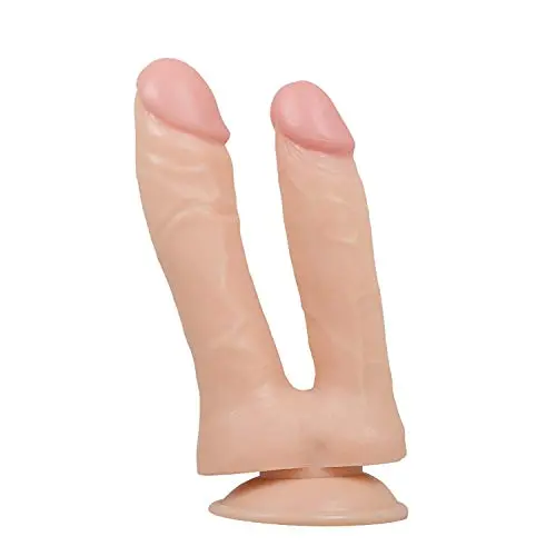 Rea.listic Double Headed Dícks High-Quality Silicone Material Relaxation Massager Toys