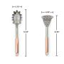 Stainless Steel Kitchen Utensil Set - Home Cooking/Spatula/Spoon/Tools/Utensils - Metal/Copper Kitchenware - Kitchen Set - Cooking Utensil - Cookware Essentials - 8 Piece Cooking Sets - Steel Utensils