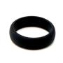 M?gi - Silicone Rings for Women - Rubber Wedding Bands - Fitness Ring - Silicone Wedding Rings - Womens Silicone Wedding Band - Single Black or Set of 3-2mm Thickness