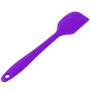 uxcell Silicone Kitchenware Bakery DIY Cake Cheese Cream Spatula Scraper 21cm Length Purple