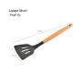 MYKUJA Silicone Kitchen Utensils Leakage Shovel Cooking Utensils Natural Wooden Handle Heat Resistant Non-Stick Pan Kitchenware Cookware Set Best Food Grade Silicon BPA Free Kitchen Tools