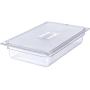 Carlisle 10201B07 StorPlus Full Size Polycarbonate Food Pan, 4" Deep, Clear