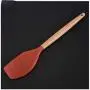 Ill NEVER BE HER Wooden Handle Color Silica Gel Kitchenware 6 Pieces Set Non-Stick Pan Silicone Kitchenware Set Cooking Shovel Spoon Tool