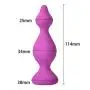 Bedroom Kandi Toys Silicone Cucurbit Beads Male Funny Products Shop,Black