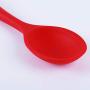 27.55.7cm Silicone Long Handle Soup Spoon Kitchen Cooking Mixing Spoon Ladle Food Grade Silicone Cooking Kitchenware Utensils,black