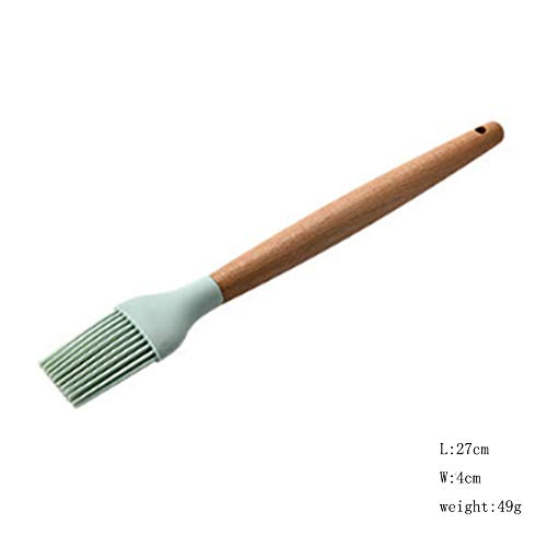 Gwjs Silicone Spatula Kitchen Utensils, Non-stick Spatula Silicone Kitchenware Kitchen Gadget Kitchen Tools-green H 27cm(10.6inch)