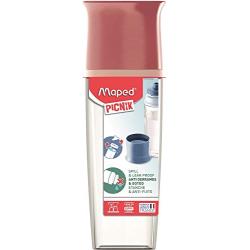 Maped Picnik Concept Adult Spillproof Water Bottle, 16.9 oz, Brick Red (871802)