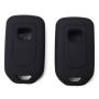 (Pack of 2) Black Black 7 Buttons Key Fob Cover Case Fits 2018 2019 Honda Odyssey Elite Ex Smart Keyless Remote Key Fob Driver 2