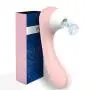 Clitoral Sucking Vibrator, NightFly G Spot Clit Vibrators Vibrating Dildo Rechargeable Waterproof Clitorial Sucking Toy Wand Massage Vibrartor Sex Toy for Women Couples Lesbian Pink