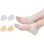 (8PCS) Silicone Heel Protectors,Heel Cups,Gel Heel Cushion,Plantar Fasciitis Inserts Pads& Heel Guards Great fot Heel Pain, Heal Dry Cracked Heels, Achilles Tendinitis.Heel Sore.