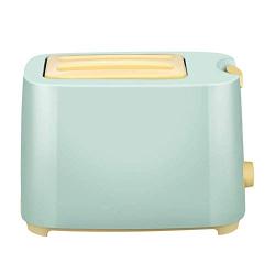 QIN.J.FANG-Kitchen Home Toaster 2 Slices,7-speed professional temperature control,Green