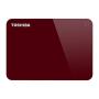 Toshiba Canvio Advance 2TB Portable External Hard Drive USB 3.0, Red (HDTC920XR3AA)