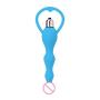 Knowwest New Waterproof Silicone ?màl Beads Massager B-ütt Plùg Sèx Products ?màl Six Toys