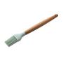 Hjyi Kitchen Cooking waterfront Storage barrel wooden handle silicone kitchenware 11 pieces set non-stick spatula high temperature kitchen utensils cooking Set