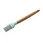 Hjyi Kitchen Cooking waterfront Storage barrel wooden handle silicone kitchenware 11 pieces set non-stick spatula high temperature kitchen utensils cooking Set