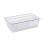 Rubbermaid Commercial Products Cold Food Insert Pan for Restaurants/Kitchens/Cafeterias, Full Size, 6 Inches Deep, Clear (FG132P00CLR)