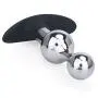 KUKALE Bùtt Plùg Metal + Silicone Out Anāl Plùg Māstürbatōr Pull Sèx Tóy Víbrátor
