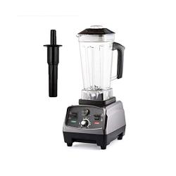 Professional 3Hp Automatic Timer Blender Mixer Juicer Fruit Food Processor Ice Smoothies Maker 2L Jar 2200W,Titanium Grey,Eu Plug