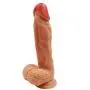 8.85 Inch Realistic Dildo, Body-Safe Material Lifelike Large Penis with Powerful Suction Cup for Hands-Free Play, Flexible Adult Sex Toys for Women