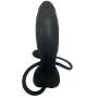 Perfect Size Inflatable Oversized Silicone Massage Wand Funny Toys of Men Women Pleasure Toy - Black