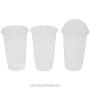 Simply Deliver 32 oz Plastic Cup for Cold Drinks, Crystal Clear PET, 500-Count