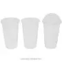 Simply Deliver 32 oz Plastic Cup for Cold Drinks, Crystal Clear PET, 500-Count