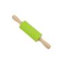 FANCYGIRL Silicone Roller with Handle Kitchenware Home Kitchen Non-Stick Rolling Pin Dumpling Making Tool