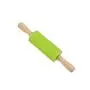 FANCYGIRL Silicone Roller with Handle Kitchenware Home Kitchen Non-Stick Rolling Pin Dumpling Making Tool