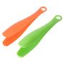 GLYNDA 4pcs Plastic Kitchen Tongs BBQ Tongs Utility Tong Cooking Utility Food Serving Tongs Kitchen Tools Green