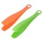 GLYNDA 4pcs Plastic Kitchen Tongs BBQ Tongs Utility Tong Cooking Utility Food Serving Tongs Kitchen Tools Green