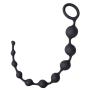 Cob Silicone Anal Beads Body Safe Butt Plug with Beads Sex Toy for Anal Players 13.9&quot (Black)