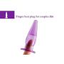 APMIX 6 Pcs 6 Size A-n-A l P l u-G Silicone Waterproof Massager B-UTT Trainer Toys-Purple