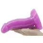 6.9 Inch Realistic Double Layer Silicone Toy with Strong Suction Cup