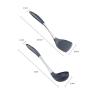 Li xin Non-Stick and Heat Resistant Utensils for Cooking, Stainless Steel Silicone Kitchenware Set 2-Piece Set, Anti-scalding Insulated Handle