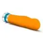 Aria - Lucent - Sleek 10 Vibrating Functions Flexible Ridged Massager - G Spot Stimulating Vibrator - Waterproof - Platinum Silicone - Sex Toy for Women - Sex Toy for Couples (Tangerine)