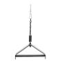 Silicone Toy Swivél ?wíng Set Indoor Hanging Ceiling Swing Set with Steel Triangle Frame and Spring Support 360 Degree Spinning with Adjustable Straps for Adult Tight Design