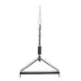 Silicone Toy Swivél ?wíng Set Indoor Hanging Ceiling Swing Set with Steel Triangle Frame and Spring Support 360 Degree Spinning with Adjustable Straps for Adult Tight Design