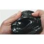 Soft 8 INCH Silicone Black Ultimate Orgasm Cage Girth Enhancer Extension Sleeve Couple Toy FDA CE Proved
