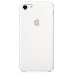 Dawsofl Soft Silicone Case Cover for Apple iPhone 8 (4.7inch) Boxed- Retail Packaging (White)