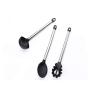 Kitchenware Utensils Set 8 Piece Premium Silicone Stainless steel Heat Resistant Non-Stick Cooking Professional Tools Black